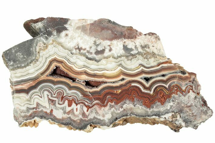 Polished Crazy Lace Agate Slab - Mexico #222133